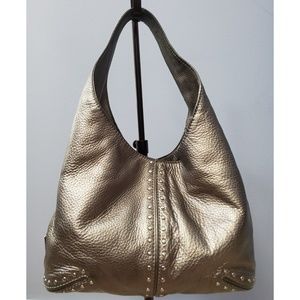 Michael Kors pewter shoulder bag